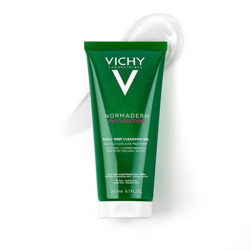 غسول فيشي نورماديرم فيتوسوليوشن المنقي المكثف VICHY Normaderm Intensive Purifying Cleansing Gel