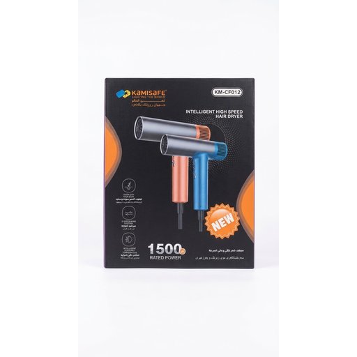 مجفف شعر ذكي وعالي السرعة كامي سيف Kamisafe بقدرة 1500 واط (KM-CF012) Kamisafe Intelligent High Speed Hair Dryer 1500W (KM-CF012)