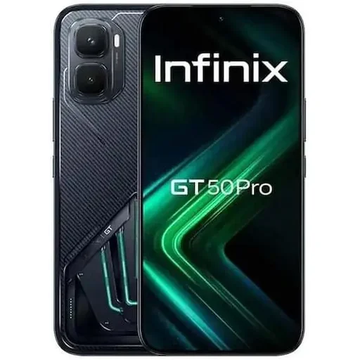 هاتف إنفينيكس GT 50 Pro إصدار التبريد 5G – رام 12 جيجابايت + تخزين 512 جيجابايت – أسود أبيس Infinix GT 50 Pro Cooling Edition 5G – 12GB RAM + 512GB – Black Abyss