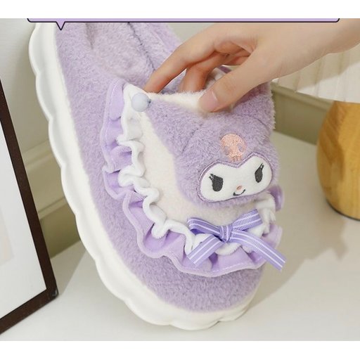 سلبر كرومي بنفسجي Purple krome slippers