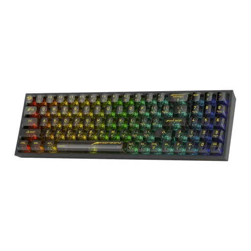 كيبورد ريد دراغون كاستور برو أسود شفاف Redragon Castor Pro Clear Black