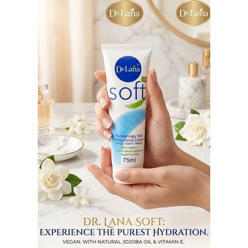 كريم المرطب الخفيف والمقوي دكتور لانا سوفت (للجميع: الوجه، الجسم، واليدين) Dr. Lana Soft Refreshingly Soft Moisturizing Cream (Face, Body & Hands)