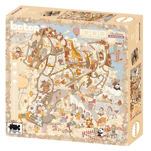 وحدة أحجية بازل بوتوب مكونة من 1000 قطعة - هابي Botop Puzzle 1000 pcs Happy