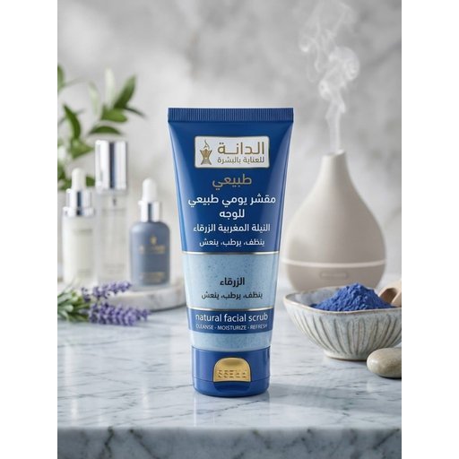 مقشر النيلة الزرقاء Blue Nila Natural Facial Scrub