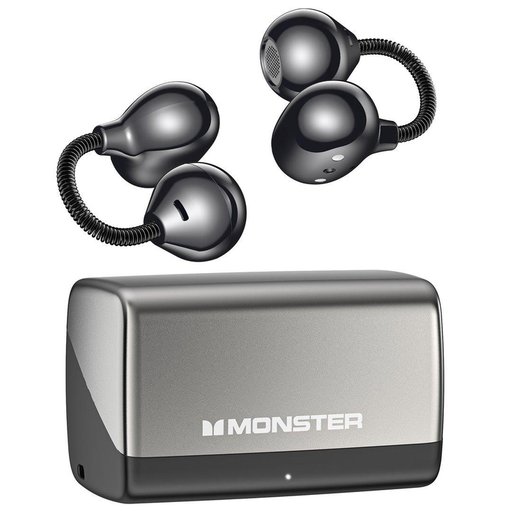 - أسود سماعة مونستر اللاسلكية Monster AirClip AC700 – بتصميم مشبك الأذن Monster AirClip AC700 Wireless Earbuds – Black