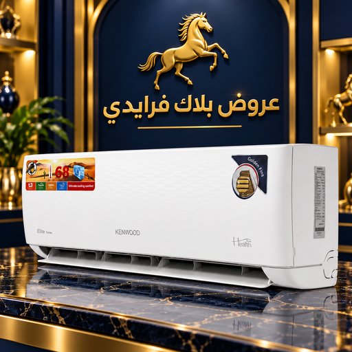 سبلت كينوود 1.5 طن حار وبارد موديل KN-ES18HR Kenwood KN-ES18HR 1.5 Ton Hot and Cold Split Air Conditioner