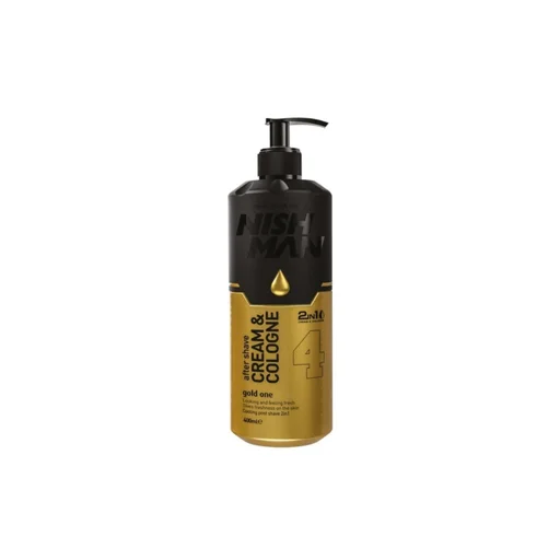 نيشمان كريم وكولونيا ما بعد الحلاقة 2 في 1 Nish Man After Shave Cream & Cologne - Gold One No.4