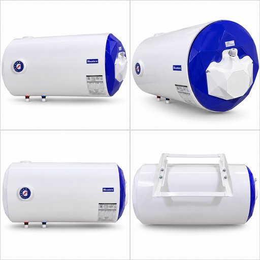سخان ماء هيتكس 80لتر أفقي 2000 واط HEATEX 80L 2000W Horizontal Electric Water Heater