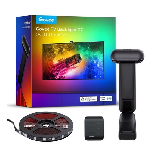 إضاءة خلفية للتلفزيون جوفي T2 (مقاس 55-65 بوصة) Govee TV Backlight T2 (For 55-65 inch TVs)