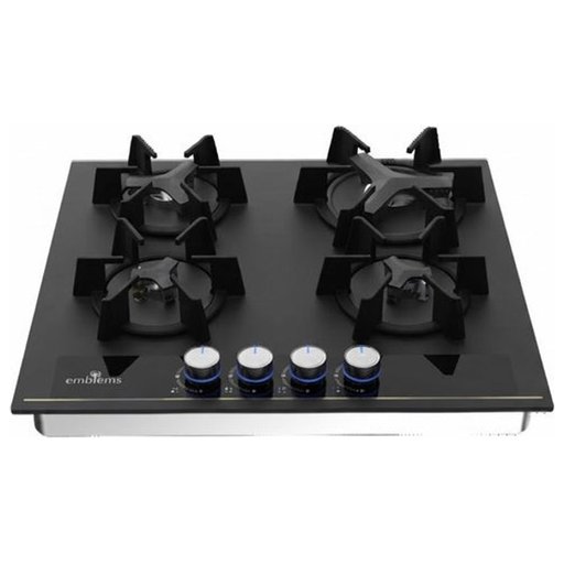 طباخ غاز بلت إن إمبليوم 4 شعلات 60 سم Embleme Built-in Gas Hob 4 Burners