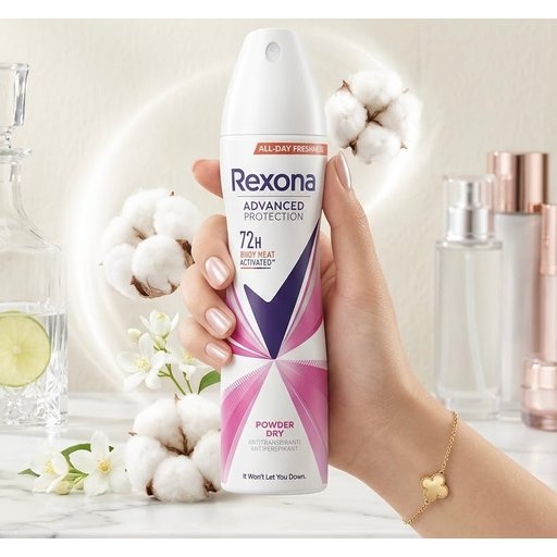 مجموعة مزيل العرق بخاخ ريكسونا للحماية المتقدمة 72 ساعة (إنفيزيبل / باودر دراي) Rexona Advanced Protection 72h Antiperspirant Spray Collection (Invisible / Powder Dry)