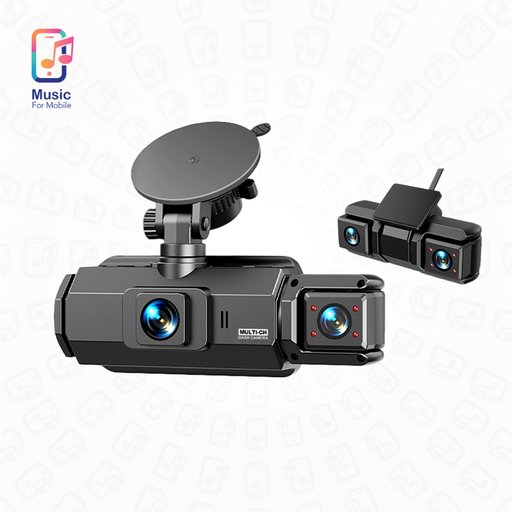 كاميرا تسجيل للسيارة 4 قنوات بدقة 2K الداش كام 4 Channel Dash Cam 2K QUAD HD Driving Car Recorder