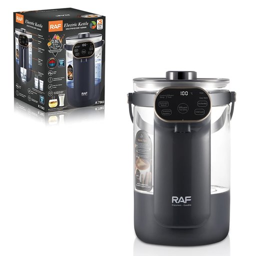 RAF R.7562 2.5L Electric Kettle with Temperature Display غلاية كهربائية مع شاشة حرارة راف R.7562