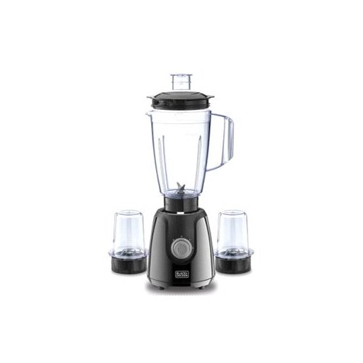 خلاط زجاج مع مطحنتين بلاك اند ديكر BX440G-B5 BLACK+DECKER BX440G-B5 Glass Blender with Two Grinders