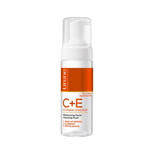 ليرين سي + إي فيتامين إنرجي - غسول رغوي ذكي النواة Lirene C+E Vitamin Energy – Moisturising Facial Cleansing Foam