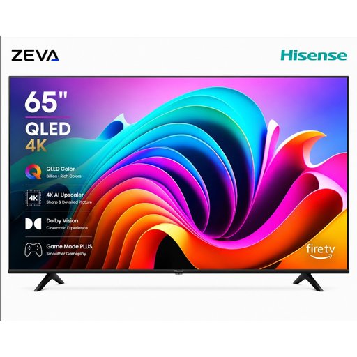 شاشة هايسنس 65 بوصة بدقة 4K UHD مع نظام Google TV وتقنية Dolby Vision Hisense 65-Inch 4K UHD Smart LED TV with Google TV and Dolby Vision