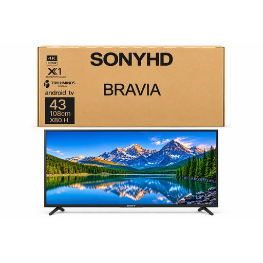 شاشة سونياجدي براڤيا سمارت 43 بوصة 4K HDR أندرويد SONYHD BRAVIA Smart TV 43 Inch 4K HDR Android TV