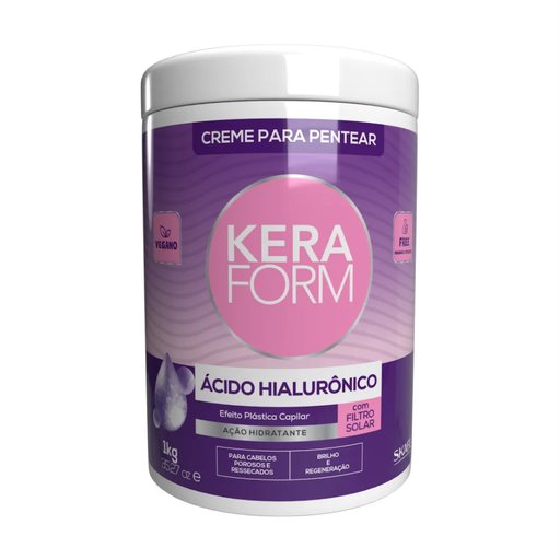 كريم تمشيط كيرا فورم - حمض الهيالورونيك 1 كجم Keraform Leave-In Styling Cream - Hyaluronic Acid 1 kg