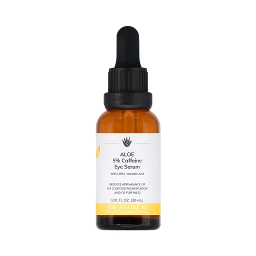 ذا ألو لاب سيروم الكافيين 5% لمحيط العين لتخفيف الانتفاخ والهالات السوداء The AloeLab Aloe 5% Caffeine Eye Serum