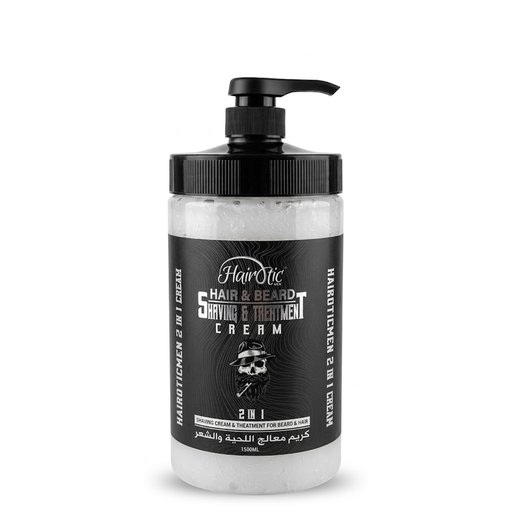 هاير كريم الحلاقة للشعر واللحية Hair Otic Men Hair & Beard Shaving & Treatment Cream 2 in 1
