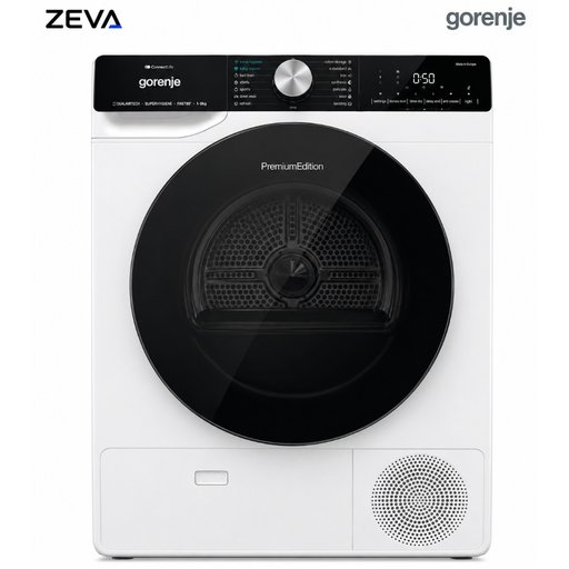 نشافة ملابس جورنج بسعة 9 كغم مع مضخة حرارية ومحرك Inverter PowerDrive وتحكم WiFi Gorenje 9kg Heat Pump Dryer with Inverter PowerDrive & WiFi ConnectLife