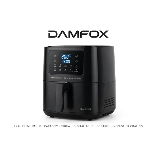 قلاية هوائية دامفوكس 10 لتر DAMFOX Air Fryer 10L