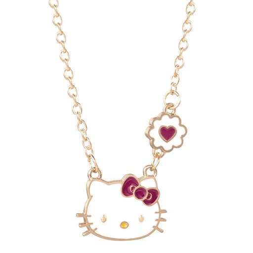 قلادة هيلوكيتي ذهبية Golden hellokitty necklace