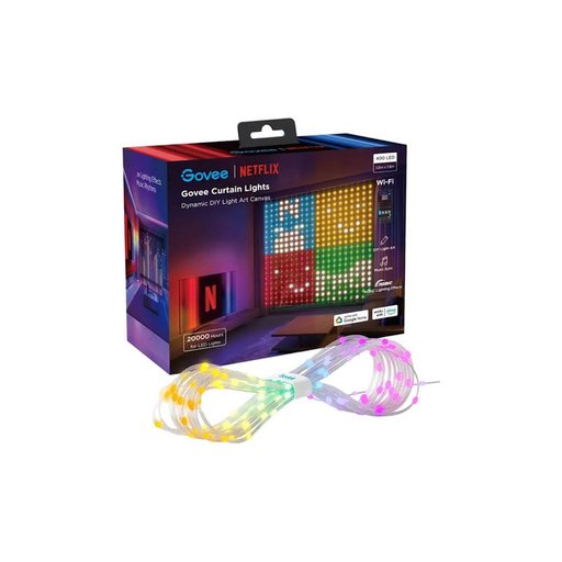 اضاءة كوفي ستارة Govee Curtain Light Support Matter H70BC (Netflix)