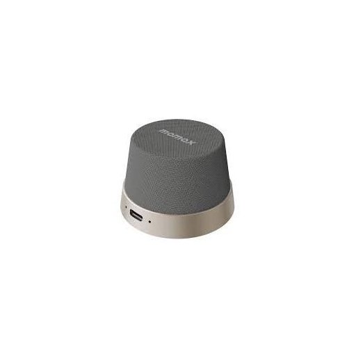مكبر صوت موماكس لاسلكي مغناطيسي (لون تيتانيوم) Momax Vibe Go Magnetic Wireless Speaker (Titanium)