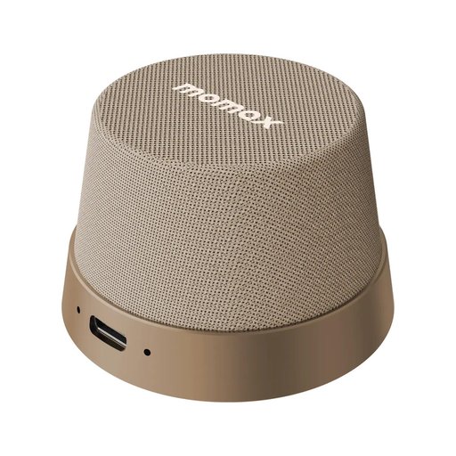 سماعة مومكس فايب جو لاسلكية مغناطيسية محمولة – ذهبي Momax Vibe Go Magnetic Wireless Speaker (Gold)