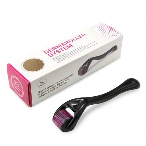 ديرما رولر بـ 540 إبرة للعناية بالبشرة – Derma Roller System Derma Roller System – 540 Needles Microneedle Roller