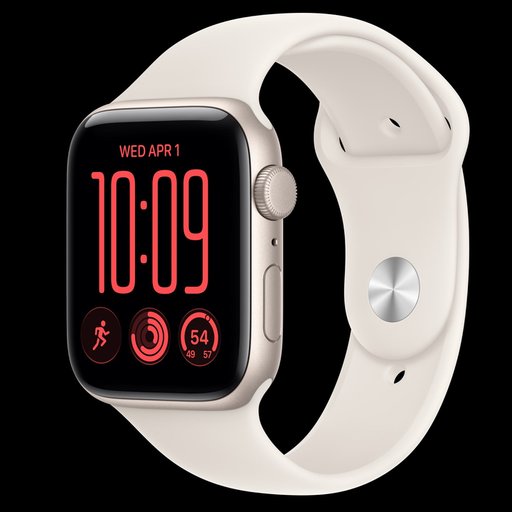 ساعة أبل SE 3 مقاس 40 ملم – ستارلايت – GPS Apple Watch SE 3 40mm GPS – Starlight