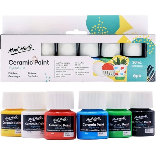 الوان سيراميك 6 لون 20 مل Ceramic paint 6pc 20 ml
