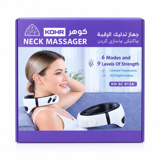 جهاز مساج الرقبة الكهربائي كوهر KOHR موديل KO-SC 812A KOHR Neck Massager KO-SC 812A