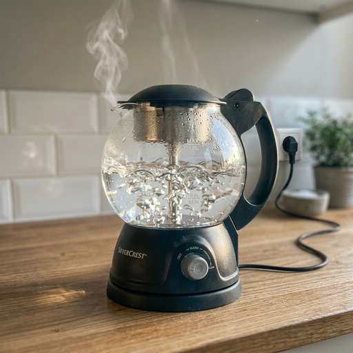 غلاية وقوري تقطير الشاي الكهربائي الكروي Spherical Electric Tea Drip Kettle and Pot
