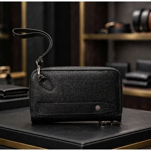 حقيبة يدوية رجالية جلد طبيعي Men's genuine leather handbag