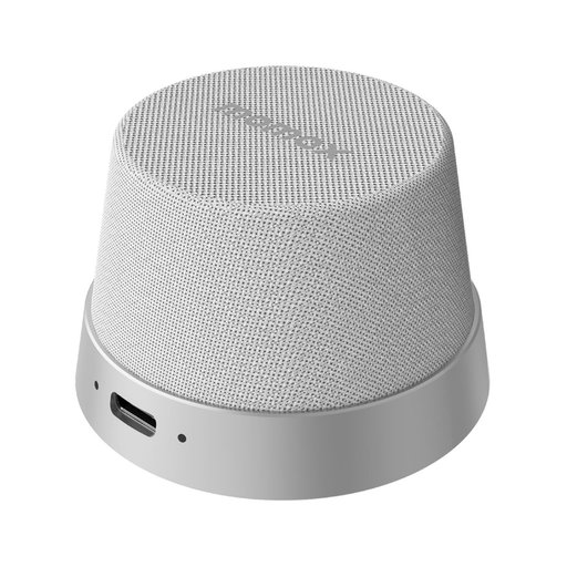 سماعة مومكس فايب جو اللاسلكية المغناطيسية المحمولة – فضي Momax Vibe Go Magnetic Wireless Speaker (Silver)