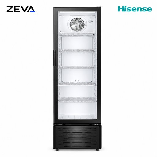 عارضة هايسنس 360 لتر (14 قدم) مع إضاءة LED ورفوف قابلة للتعديل Hisense 360L (14ft) Showcase Refrigerator with LED Lighting and Adjustable Shelves