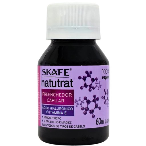 سيروم الشعر بحمض الهيالورونيك وفيتامين E النباتي 100% ناتوترات Natutrat Vegan Hyaluronic Acid + Vitamin E Hair Filler Concentrate