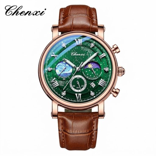 ساعة رجالية نجوم الفضاء Chenxi Chenxi men watch sky moon