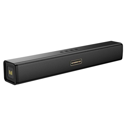 مكبر صوت مونستر S220 مكتبي لاسلكي – أسود Monster S220 All-in-One Desktop Bluetooth Soundbar - Black