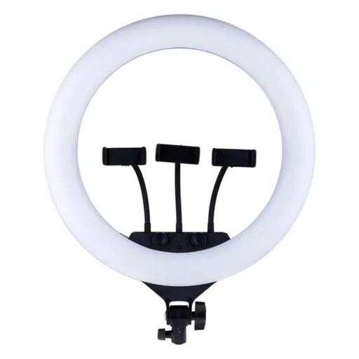 حلقة الإضاءة الذكية MJ45 – طيف الألوان الاحترافي AuraGlow MJ45 – Professional RGB Soft Ring Light