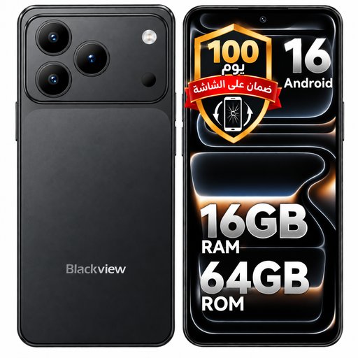 بلاك فيو 7 سي ذاكرة 64 4 كيكا بايت ضمان 100 على الشاشة BLACK VIEW 7C 64 4GB