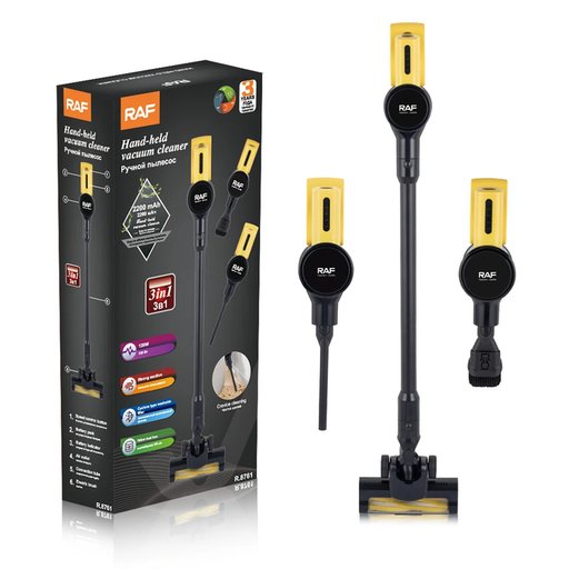 مكنسة شحن راف R.8761 RAF R.8761 Rechargeable Vacuum Cleaner