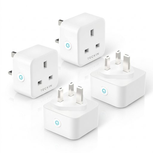 مقابس كهربائية ذكية عدد 4 TECKIN SP23 13A Smart UK Plugs TECKIN SP23 13A Smart UK Plugs (4 units pack)