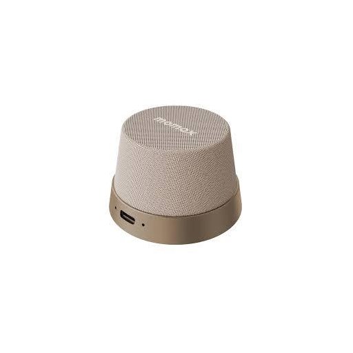 مكبر صوت موماكس لاسلكي مغناطيسي (ذهبي) Momax Vibe Go Magnetic Wireless Speaker (Gold)