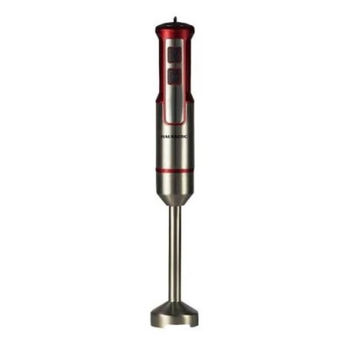 خلاط يدوي غاطس هاوسبيرج Hausberg بقوة 750W – أحمر/ستانلس ستيل Hausberg HB-7668RS Hand Immersion Blender - 750W - Red/Stainless Steel