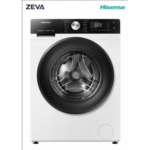 غسالة ونشافة هايسنس 10.5 كغم غسيل و6 كغم تجفيف مع محرك Inverter وتقنية Steam Wash Hisense 10.5kg Washer & 6kg Dryer with Inverter Motor and Steam Wash