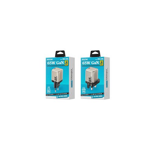 راس شاحن WEKOME WU-09 GAN CHARGER WEKOME WU-09 GAN 65W