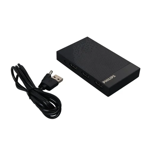 موزع إشارة HDMI من فيليبس مدخل إلى 4 مخرجات Philips HDMI Splitter 1 to 4